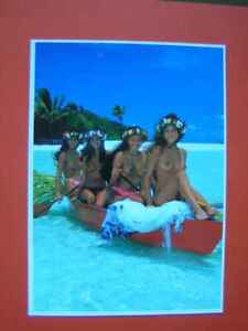 CPM POLYNESIE FRANCAISE Tahiti "Filles des mers du sud". Nu, érotisme, charme...