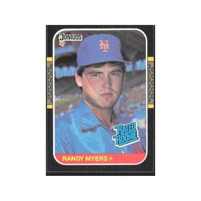 Randy Myers Rookie 1987 Donruss #29 New York Mets Baseball Card NM Foto 1 de 3