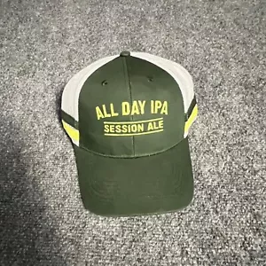 All Day IPA Snap Back Hat Cap Green Embroidered Beer Session Ale EUC - Picture 1 of 3
