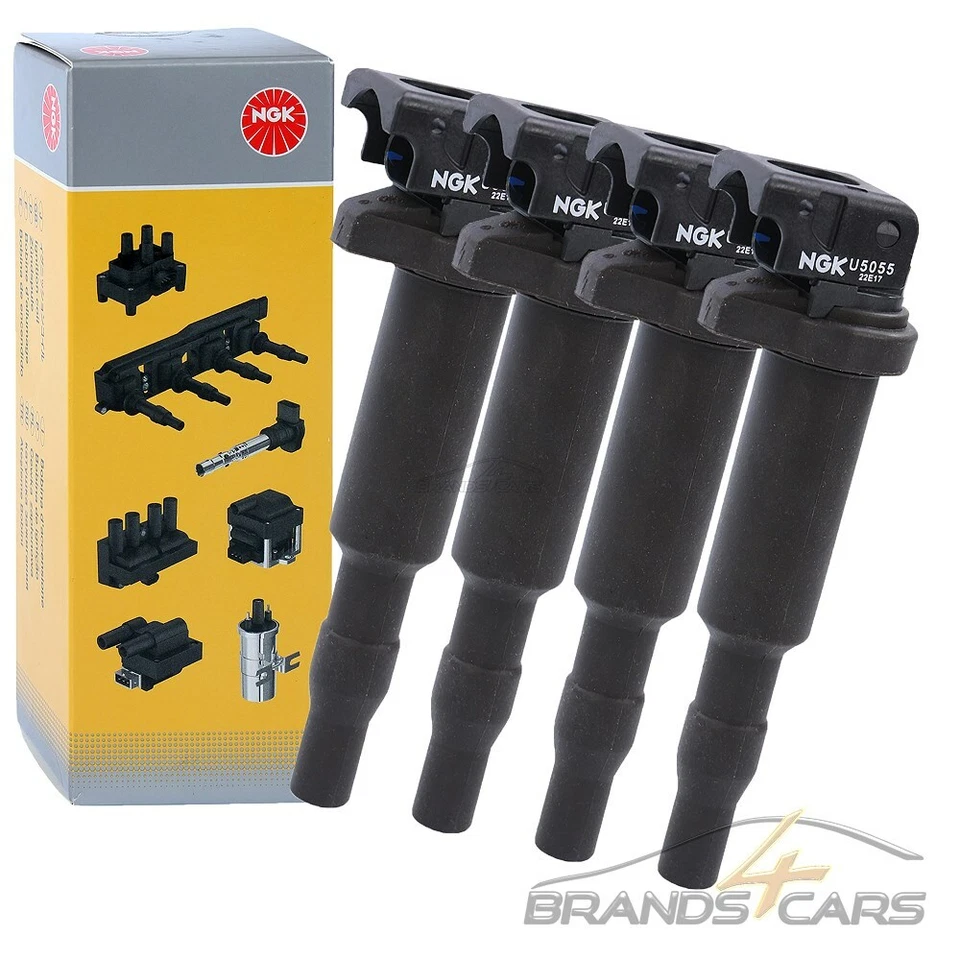 4x NGK ZÜNDSPULE FÜR BMW 1-ER E81 F20 3-ER E46 E90 5-ER E60 F10 X1 X3 X5 CITROEN - Bild 1 von 4