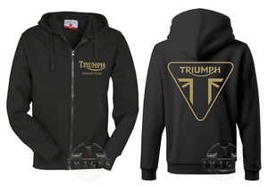 TRIUMPH FELPA CON CAPPUCCIO FULL ZIP HOODIES STYLE TRIUMPH MOTORCYCLES - Imagen 1 de 4