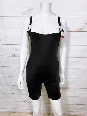 Body Spanx By Sara Blakely Feminino Busto Aberto Coxa Média Tamanho XL Preto - Imagem 1 de 4
