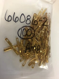66086-2 TE CONNECTIVITY Socket Contact, Gold, 47.17 VAC, 30 VDC, Wire Wrap 100PC - Picture 1 of 1