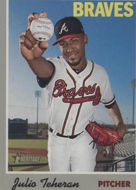 2019 Topps Heritage - Julio Teheran #122