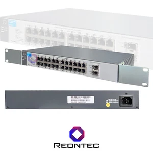 HP  1810-24 / J9803A Gigabit Switch mit 24 Ports RJ-45 / 2x SFP Ports - Afbeelding 1 van 2