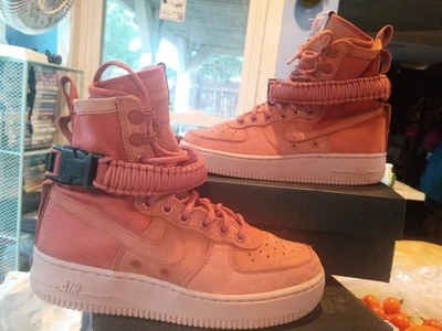 Talla 6 - Nike SF Air Force 1 High Dusty Peach W Foto 1 de 4