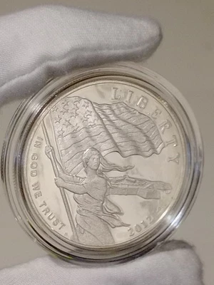2012 P Star-Spangled Banner PROOF Silver Dollar US Mint $1 Coin - Image 1 of 4