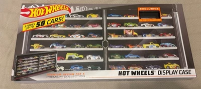NEW HOT WHEELS DISPLAY CASE W/ EXCLUSIVE ‘83 CHEVY SILVERADO 2018 50th Anniv - Image 1 of 4