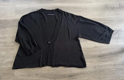 Cárdigan GUDRUN SJODEN 100% LINO Orgánico Avant Garde Ajuste Relajado SLOUCH XL 🔥🔥 Foto 1 de 4