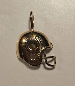 1993 Indianapolis Colts 925 Silber vergoldet NFL Football Helm Anhänger - Bild 1 von 5