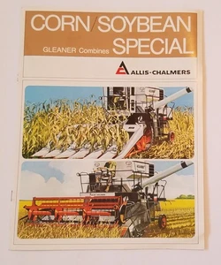 Folleto de ventas especial de soja de maíz, recolector combina Allis-Chalmers 16 páginas - Imagen 1 de 2