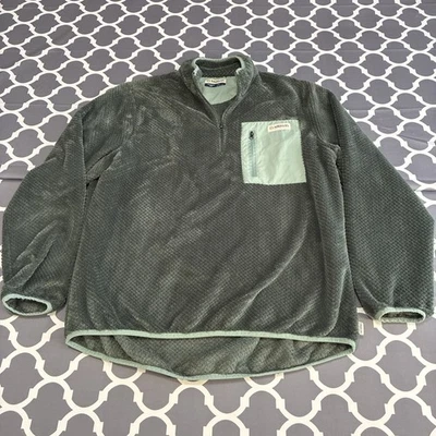 Chaqueta polar Magellan Pullover para mujer grande calce clásico verde 1/4 cremallera Foto 1 de 4