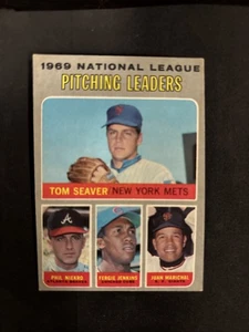 1970 Topps #69 Líderes de pitcheo de la Liga Nacional Casi Nuevo C100 - Imagen 1 de 2