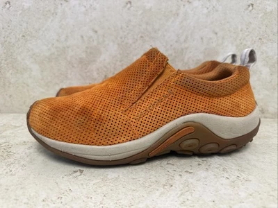 Merrell Jungle Moc Burnt оранжевый перфорированная замша кожа без шнуровки размер 8,5 - Изображение 1 из 4