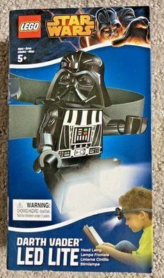 NUEVO EN CAJA LEGO Star Wars Darth Vader LED Lite Lámpara de Cabeza 2014 Caja Sellada Foto 1 de 4