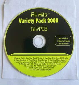 Karaoke All Hits Variety Pack 2000 CD+G Songs Various Artist - Picture 1 of 1