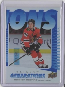 2023-24 Upper Deck Trilogy Generazioni Blu #TG20C Connor Bedard 227/349 - Foto 1 di 2
