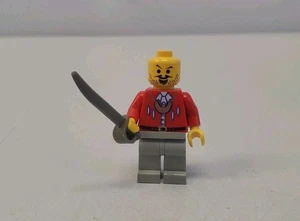 Lego Imperial Armada Minifigure Red Captain Chrome Armor Pirate with Sword - Picture 1 of 3