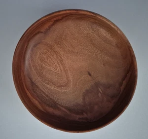 Hawaiian Kamani Wood Bowl   9" Round - Height 3" - Picture 1 of 13