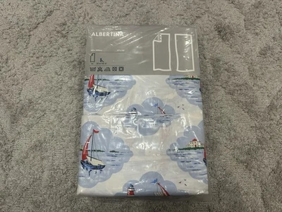 Paneles cortina faro velero IKEA (1 par) ALBERTINA 57 x 118 NUEVO Foto 1 de 4