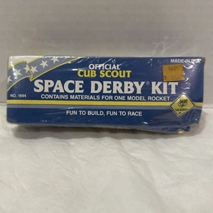 VINTAGE 1980S Cub Scouts SPACE DERBY No. 1694 Model Rocket Kit. Sealed. NIB - Picture 1 of 5