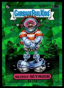 2023 Topps cubo de basura niños ZAFIRO PLATEADO SEYMOUR VERDE REFRACTOR 34/50 256a - Imagen 1 de 2