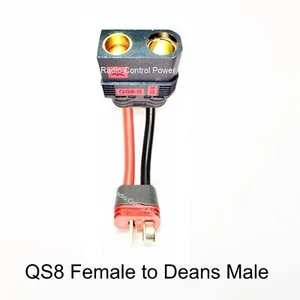RCP-QS8 FEMALE TO DEANS MALE ANTI SPARK SINGLE ADAPTER - Picture 1 of 20