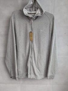 Tommy Bahama Island Gamer Full zip Hoodie jacket Mens XL Gray moisture wicking - Picture 1 of 23