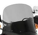 MEMPHIS SHADES MEP86812 黑色烟 13 英寸公路战士挡风玻璃无通风口 — 第 1/1 张图片