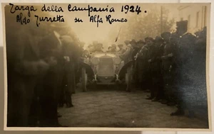 ALFA ROMEO FOTOGRAFIA TARGA DELLA CAMPANIA 1924 GARA AUTOMOBILISTICA - Picture 1 of 6