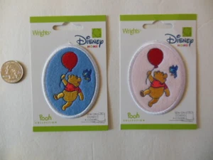 Disney's POOH Bear & Soccer ball embroidered applique - IRON ON - Picture 1 of 5