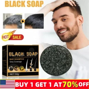 Barra inversa para cabello gris espartano, barra inversa gris melena, jabón para barra oscurecedora para cabello - Imagen 1 de 12