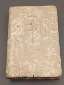 Antique Catholic Prayer Book w/Celluloid Cover - In Polish 1912 - Foto 1 di 13