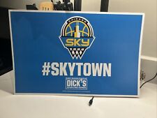 Chicago Sky WNBA 17”X11” Poster Banner Candice Parker Skytown Champions SGA