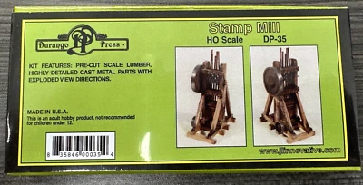 Durango Press HO Kit DP-35 Molino de sellos por gravedad 1:87 HOn3, HOn2, HOn30 NUEVO Foto 1 de 4