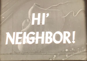 16MM Sound HI'-NEIGHBOR! 1934 - Little Rascals OUR GANG 800 ft 20 min 1954 print - Picture 1 of 13