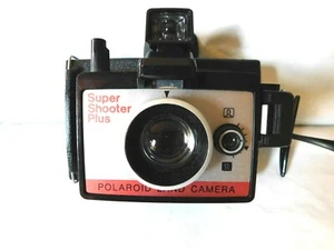 VINTAGE POLAROID SUPER SHOOTER PLUS LAND CAMERA & CASE - Picture 1 of 10