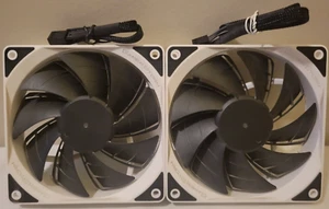 2x Gamer Storm 120mm PC Case Fans (1.2V, 1.44W, 0.12A) New Old Stock, Quiet - Photo 1/5
