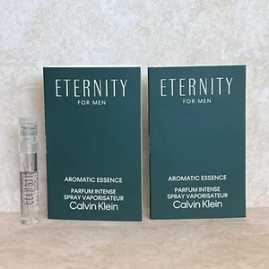 (New)  Men's CK Eternity - Aromatic Essence Parfum Intense 2/pc 1.2ml Sampler - Picture 1 of 2