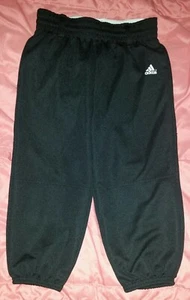 EUC Boy's Size Small Adidas Black Baseball Athletic Pants - Picture 1 of 10