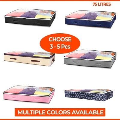 Underbed Storage Bags - 75L - Neat storage solution - Multiple Colours - Stackzy - Image 1 of 4