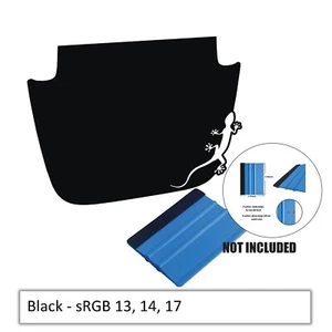 Crawling Gecko Lizard Blackout Hood Vinyl Decal For JL/JLU/JT Sport/Sahara - Picture 1 of 3