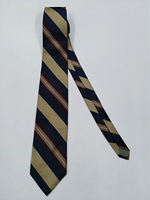 846) Gravata masculina MARK SHALE 100% TECIDO DE SEDA ITÁLIA - Imagem 1 de 3