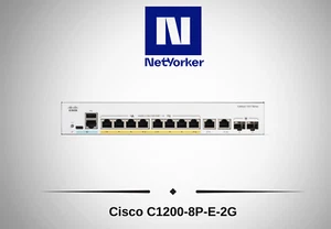 Commutateur Gigabit Ethernet géré Cisco Refresh C1200-8P-E-2G 8 ports - expédition le jour même - Photo 1/5