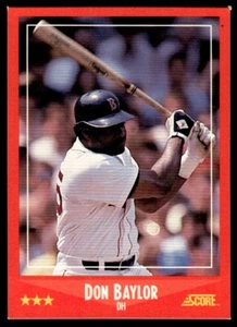 Partitura Don Baylor Minnesota Twins 1988 #250 - Imagen 1 de 2