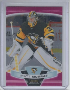 19/20 OPC Platinum Pittsburgh Penguins Matt Murray Matte Pink card #146 - Picture 1 of 2
