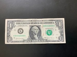 2017 $1 DOLLAR BILL K64446400E - Picture 1 of 4