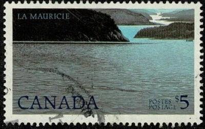 QEII 1986 La Mauricie National Park $5 SG 885e Fine Used - For Charity - Image 1 of 2