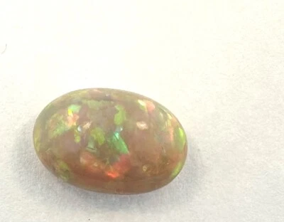 NATURAL OPAL LOOSE OVAL CABOCHON GEMSTONE (TCW 5.09Ct) GAL CERT. - Image 1 of 4