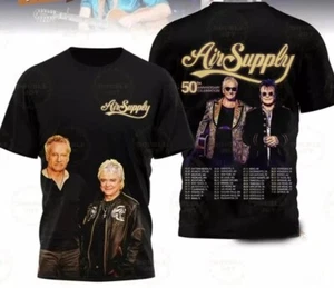 Maglietta Air Supply 50th Anniversary Celebration Tour AOP 3D - Foto 1 di 2